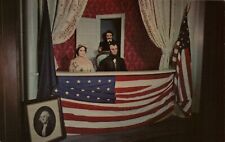  Vtg Postcard Assassination Of Lincoln The National Civil War Wax Museum Pa.  picture