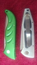 Lot of 2 Lockback Knives/M-Tech ATS-34/green one etched picture
