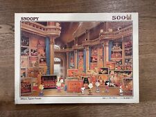 Snoopy Museum Peanuts Gallery 500 Piece Jigsaw Puzzle RARE COLLECTABLE picture