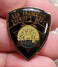 Vintage Obsolete San Francisco California Sheriff's Department Pin picture