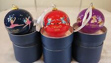 Lot of 3 Dillards 12 Days of Christmas Ornaments 2015-2017 pipers ladies lords picture