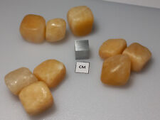 Ahoy: Aragonite (tumbled) Yellow (9 Lot)  16-18 mm #4009 picture