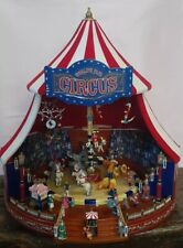 WORLD'S FAIR BIG TOP Gold Label MR CHRISTMAS ANIMATED MUSICAL CIRCUS TENT WORKS picture