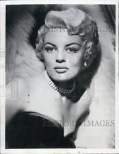 1954 Press Photo Sheree North featured in 