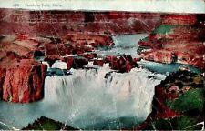Shoshone Falls, Idaho 1909 rough condition Postcard picture