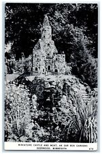 c1940 Miniature Castle Moat Ak Sar Ben Gardens Plant Deerwood Minnesota Postcard picture