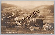 Real Photo Birds Eye View Looking East At Berlin NY New York RP RPPC M136 picture