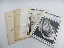 Vintage 1969-1972 Lot of Sea Breezes Magazines and Indexes - Ships Boat Digest picture