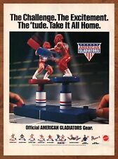 1991 Mattel American Gladiators Action Figures Vintage Print Ad/Poster Toy Art picture