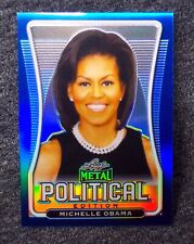 Michelle Obama BLUE RAINBOW REFRACTOR just 25 made  ✰  2020 Leaf Political  picture