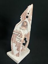 Native American Navajo Carved Alabaster Sculpture Daniel Joe Very Intricate picture