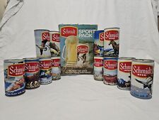 Vtg Sports Pack Schmidts Beer 12 Pack ~ 12 oz ~ 12 Different Cans Steel Cans Lt2 picture