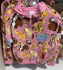 Disney Parks Disney Eats Mickey Mouse Snacks 3/4 Zip Hoodie Pullover 1X 2X NEW picture