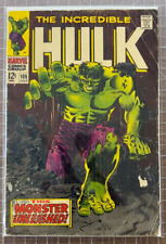 HULK #105**1ST APP of MISSING LINK SEVERIN CLASSIC CVR 1968 Marvel Comic 1.0-2.0 picture