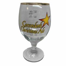 Corsendonk Christmas Ale Belgian Dark Beer 0.3L Gold Rimmed Chalice Glass picture