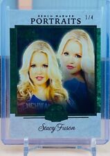 2022 Benchwarmer Soccer Limited Stacy Fuson 1/4 Green Foil Portraits #8 picture