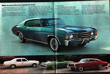 1972 Chevrolet Chevelle Sales Brochure SS454 Malibu Origonal VINTAGE NOS picture