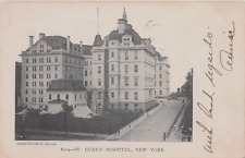 St. Luke's Hospital, Manhattan, New York City, 1905 Postcard, Used picture