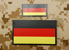 IR German Flag Standard & Mini Patch Set Kommando Spezialkräfte KSK Infrared  picture