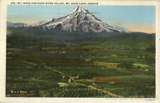 1946 Mt. Hoop Loop,OR Mt. Hood and Hood River Valley Oregon C.S. Reeves Postcard picture