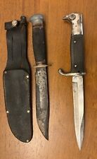WWI WWII Imperial German Fighting Trench Combat Knife Bayonet Dagger Marbles Lot picture