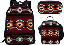 GLENLCWE Southwestern Native Navajo Print Backpack Combo  picture