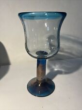Vintage 70’s Hand Blown Carnival Glass Candle Holder picture