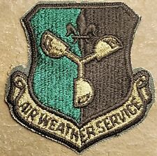 AIR WEATHER SERVICE PATCH SUBDUED USAF US AIR FORCE military UNITED STATES RARE picture