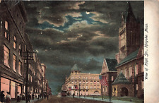 Postcard Holyoke, Massachusetts: View of High Street, Circa 1905, UDB, Unused picture