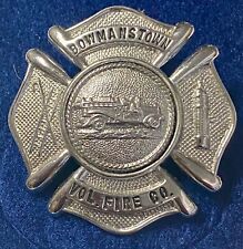 Vintage Bowmanstown Pa fire department badge picture