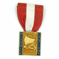 Vintage McCormick Cantigny A Free Press A Free America Medal Boy Scouts BSA picture