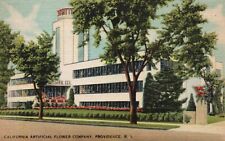 Postcard RI Providence Calart California Artificial Flower Company 1948 PC e8789 picture