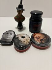 Horror Film Character Collectibles Freddy, Jason, Chuck, Michael Myers Lot Of 5 picture