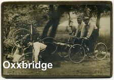 BICYCLE TEAM Vintage Photo CYCLING Cyclist 1890 Racing Race RIDERS Bike Rider picture