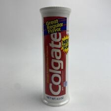 SEALED Vintage 4.5 Oz Colgate Pump Toothpaste Full Prop Film Movie Discontinued picture