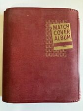 Vintage Match Cover Album with Old Matchbook Covers 1940's to 1970's picture