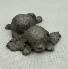 1979 Spoontiques Miniature Pewter Cocker Spaniel Puppy Dog Figurine P-106 picture