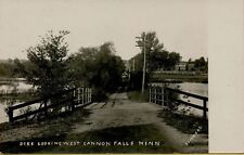 Dirt Road Street View Dike Looking West Cannon Falls MN Postcard D25 picture