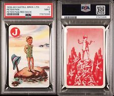 1939 CASTELL BROS. LTD. PETER PAN ~ JOKER CARD RED BACK PSA 9 MINT POP 1 picture