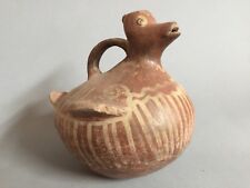  Ancient Colima Pottery Duck Vessel, 100-200 BC picture