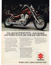 1985 Suzuki Intruder Motorcycle Vintage Ad  picture