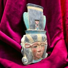 Ancient Egyptian Hathor Statue Bc Rare Antiques Pharaonic God of War Antique BC picture