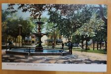 WILLIAMS MEMORIAL PARK, NEW LONDON. CONN - HAND TINTED - c. 1898-1901 POSTCARD picture