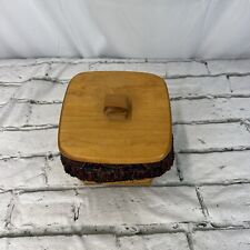 1998 Longaberger Father's Day Finders Keepers Basket Paisley Liner/Protector/Lid picture