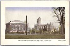 The Groton School Gymnasium And Chapel Groton Massachusetts MA Postcard picture