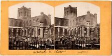 England.Chester.Cathedral.Cathedral.Photo Stereoview.Stereo Minshull & Hughes. picture