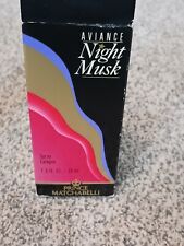 Aviance Night Musk by Prince Matchabelli Spray Cologne 1.3 FL OZ Vintage Rare picture
