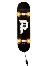 Primitive Dirty P Core Black and White Skateboard Light Whiskertin picture