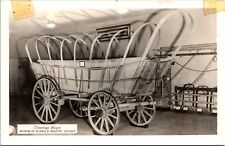 RPPC Museum Science & Industry Conestoga Wagon Chicago Illinois Photo Postcard picture