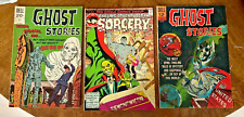 Comics Horror Lot of 3  Ghost stories and Sorcery comic books picture